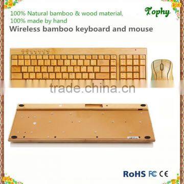 Bamboo Mechanical Keyboard Laser Wireless Keyboard Waterproof Gaming Keyboard With Cheap Price
