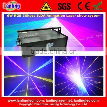 6w RGB animation stage dj light