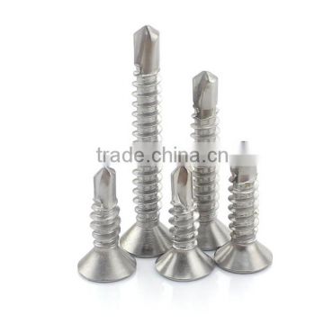 flat head self drilling screw/stainless steel flat head self drilling screw/self drilling screw