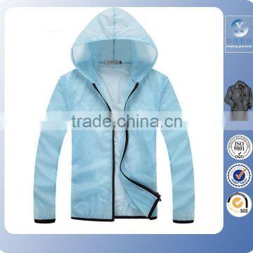 2016 Cheap 100% Polyester Lightweight Waterproof Jacket