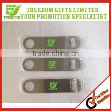 Metal Flat Keychain Custom Aluminum Bottle Opener