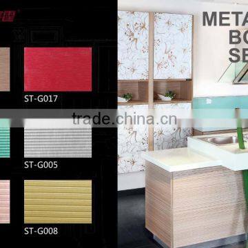 Kitchen Cabinet Panels Aluminum Foil Covered Metal uv Panel photo-2