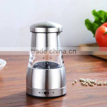 Kitchen Accessories Stainless Steel Pepper Mill / Manual Salt and Pepper Grinder