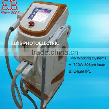 Female Multifunction 808nm Diode Laser+E-light IPL Machine Portable photo-2