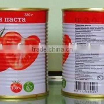 Canned tomato paste bulk tomato paste made of 100% pure NON-GMO tomatoes