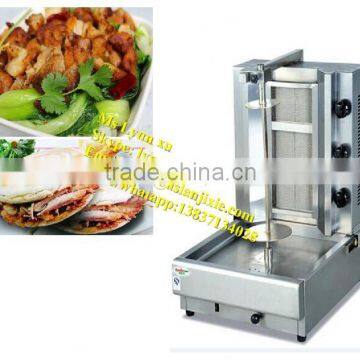 Turkey doner kebab machine/gas chicken shawarma machine