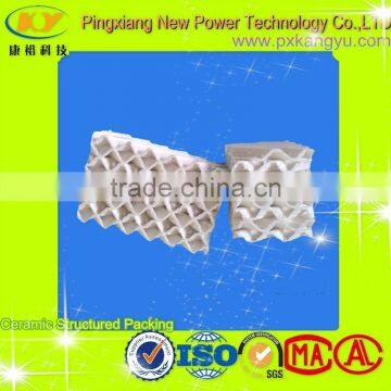 ceramic structured packings for distillation column