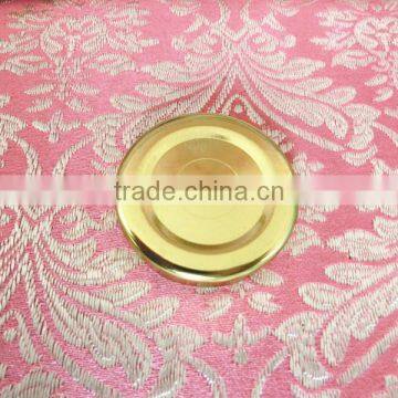 Gold Metal Screw Lid for Clear Glass Material Bottle/Jar