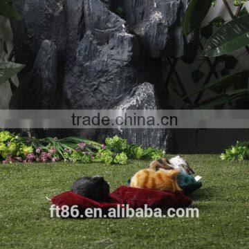 Cute Cat Toy Fake Cats Gift Simulation Cats Kitten Soft Toy Sleeping photo-2