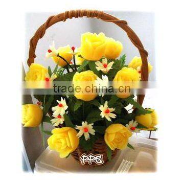Soap Flower in Basket SF-W3