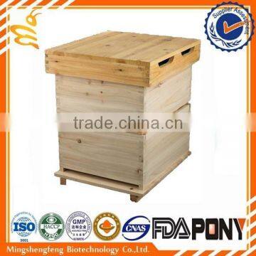 With low price Chinese bee hive / pine wood langstroth bee hive box