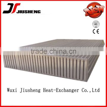 Aluminum Plate Fin Oil Cooler Cores Air Cooled