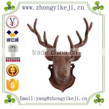 factory custom-made handmade carved fashion polyresin deer antler decor