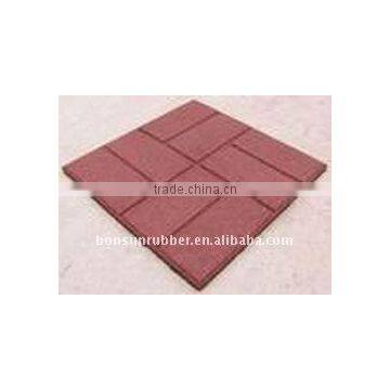 recycled safety children playground rubber paver