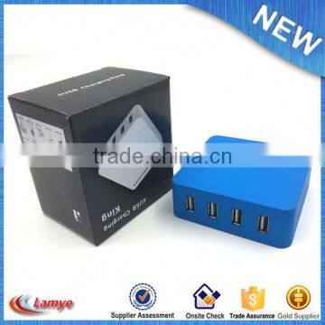 Home Electronics Universal Usb Travel Charger, Multiple 4 Port Charger for Smartphone photo-6