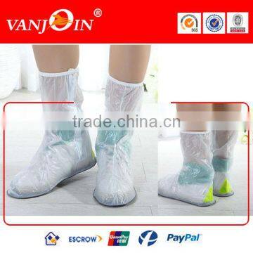 High Heel Flat PVC Rubber Rain Shoe Cover photo-5