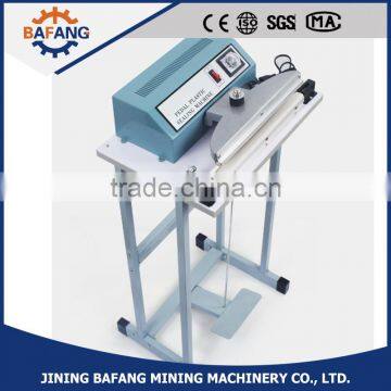 aluminum body foot pedal plastic bag sealing machine for plastic bag