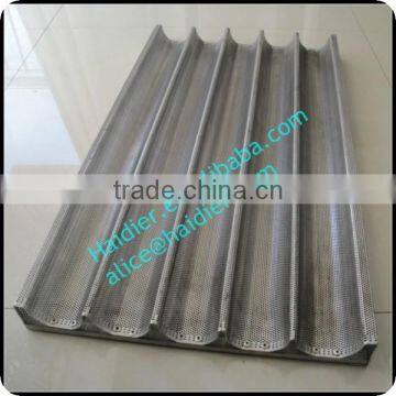 Алюминиевая сплавная перфорированная формы для выпечки французского хлеба с 5 канавками photo-3