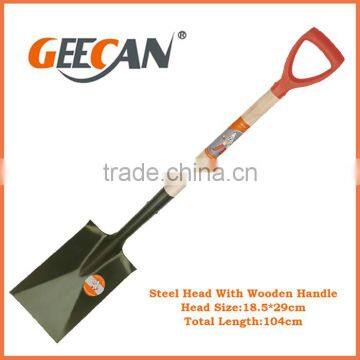 Square Spade With Steel Handle