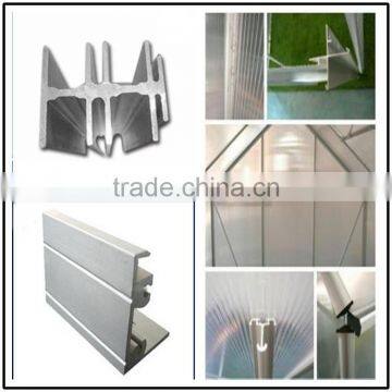 6063-T5 aluminum profiles used in greenhouse frame