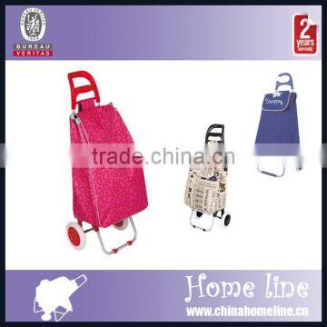 BAG00128 EVA Wheel Steel Frame Two Wheel Folding Shopping Trolley Bag