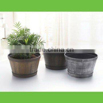 painting rustic garden decor modern home ornaments pots for nursery painted plastic flowerpot MT-01 series