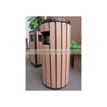 Good Quality Outdoor Wooden Plastic Composite WPC Wastebins