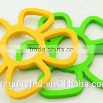 Kitchen use flower shaped silicone table mat/place mat&Silicone coaster&Silicone Cup Mat