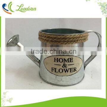 Antique Garden Decorative Metal Mini Little Small Kids Watering Can With Handle Garden Storage Watering Pot photo-4