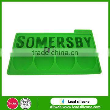 Apple Shape Silicone Ice Cube Tray photo-2