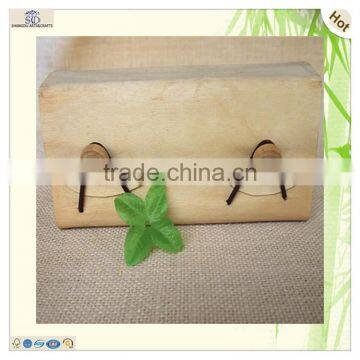 Decorative Soft Wood Birch Bark Toy Storage Box photo-5