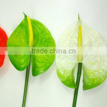 SJ10131016 Fabric Decorative Flores/ Ornament Silk Flower Anthurium Artificial Flowers photo-4