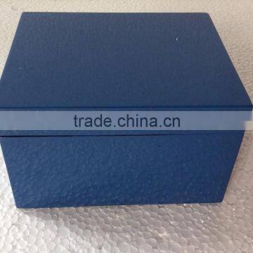 High quality best selling eco friendly rectangular gift box in dark blue color from Vietnam