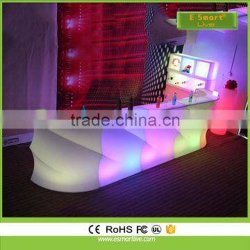 Colorful led furniture/solar powered led bar counter