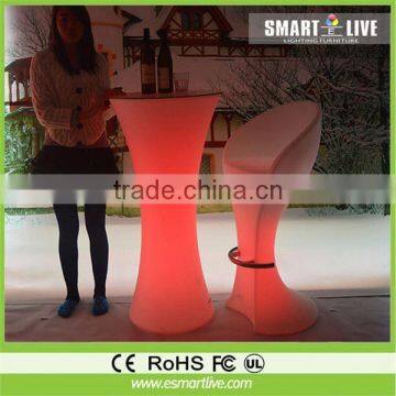 Modern Bar Counter LED Semi Circle Bar Tables Lighted Designs for Sale