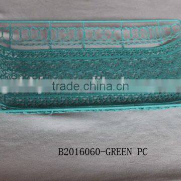 Iron Wire Rectangle Plate With Handle photo-2