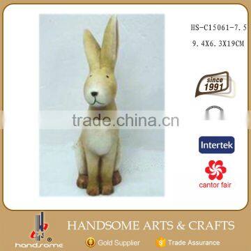 4 Inch Ceramic Rabbit Tabletop Ornament Decorative Gifts photo-4
