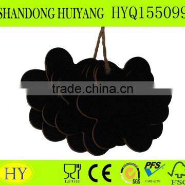 Flower shape for sale wooden blackboard