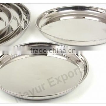 Stainless Steel Round Tray