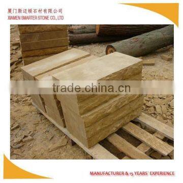 Sandstone curb stone,mushroom sandstone for road,curb stone