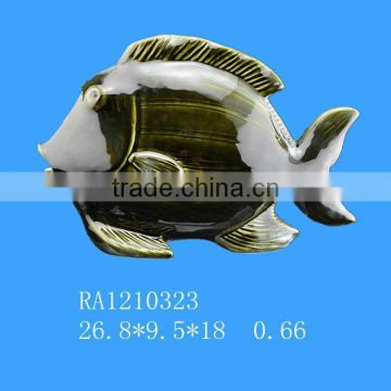 Chinese ceramic fish animal figurines for decoration