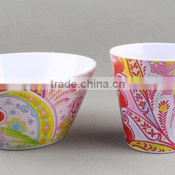 fruite pattern classification melamine plate bowl tableware dinnerware set	,mt1222	tableware of melamine