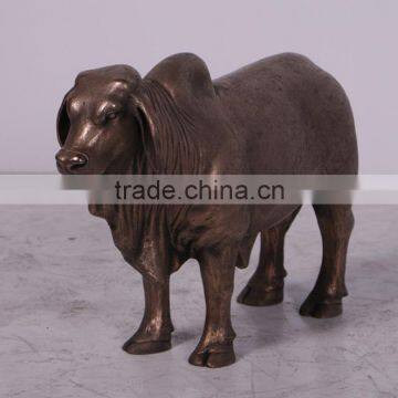 Animal garden statue bronze brahman bull sculpture for sale