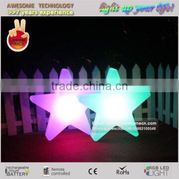 battery powered led star light / colorful decorative star lamp