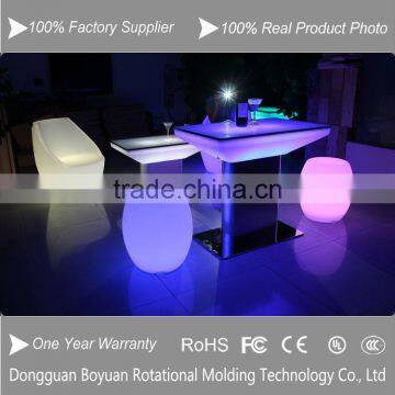 High quality led table with aluminum rack, LED Bar table furniture