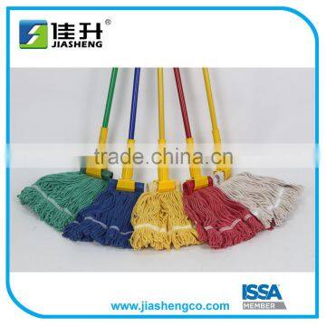 Industrial Loop end Cotton mop head with mesh wide band