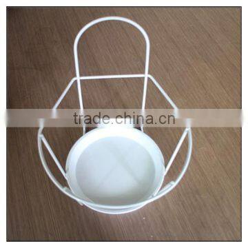 Metal Flower Pot Holder/ Hanging Basket/ Hanging Metal Plant Holder photo-2