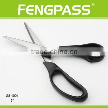 S8-1001 22.9cm 2Cr13 Stainless Steel Blade With Plastic Handle Cloth Scissors photo-2