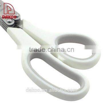 White Color Sand Polishing 5-Layers Herb Kitchen Scissors photo-5