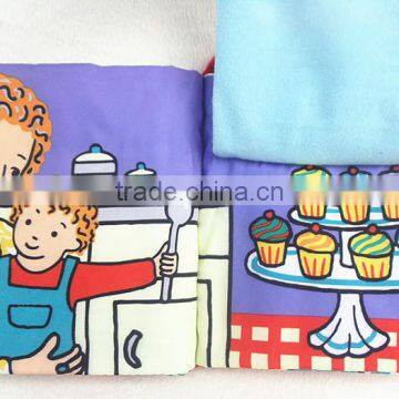Hot Intelligence Development Baby Kids Educational Cloth Books Soft Series Colorful Fabric Kid Learning Book photo-6